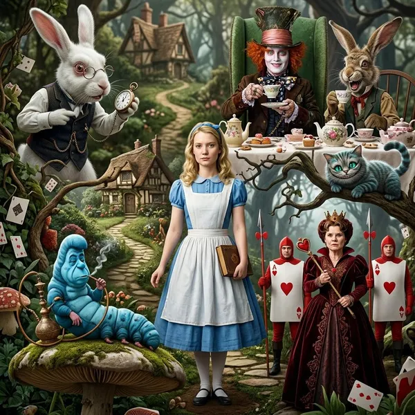 Who Are the Supporting Characters in Alice in Wonderland?