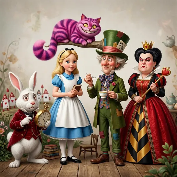 Character Roles in Disney's Alice in Wonderland