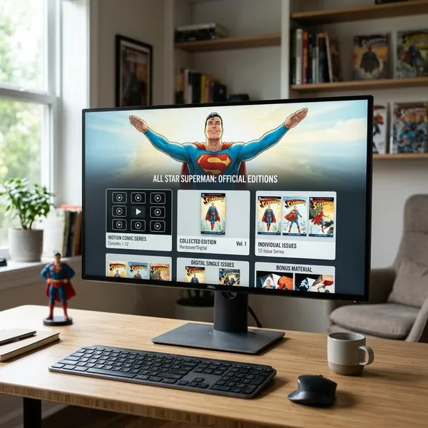 Is There an Official All Star Superman Motion Comic?