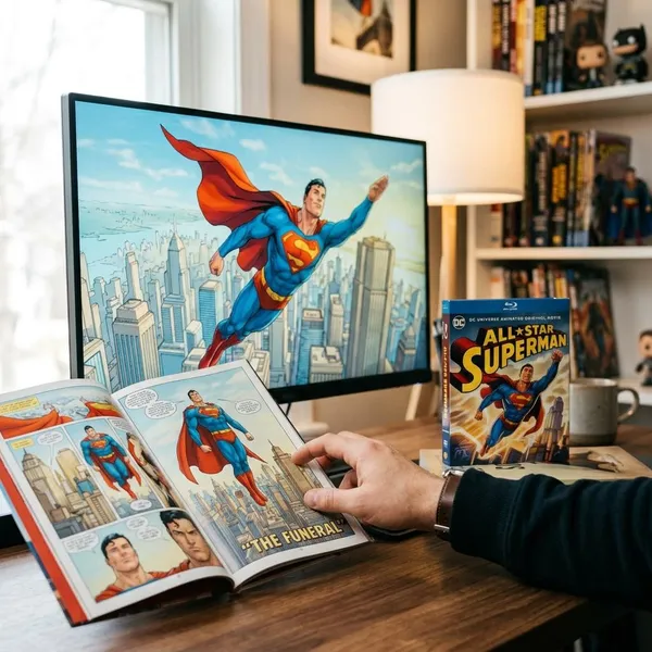 Official vs Fan Made All Star Superman Motion Comics