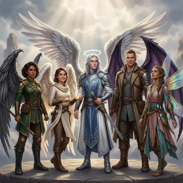 Angel Anime Characters by Genre