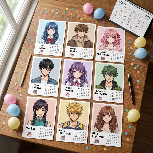 Anime Characters Who Share Your March Birthday