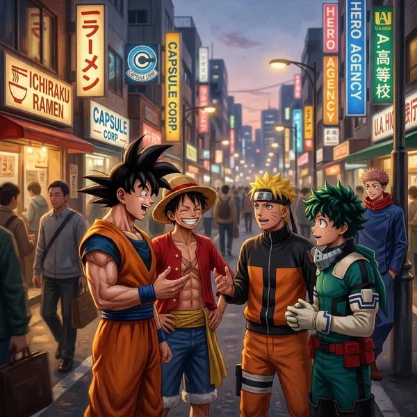 anime characters that appear in other anime