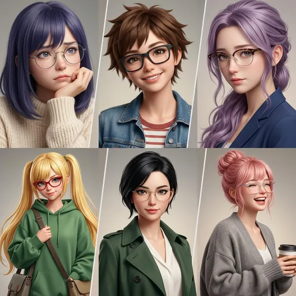 Best anime girls with glasses