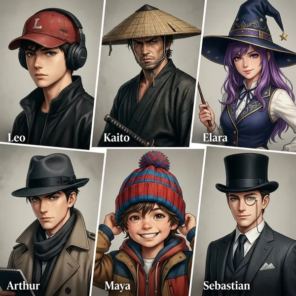 More anime characters with hats worth knowing