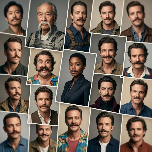 Why mustaches stand out in anime