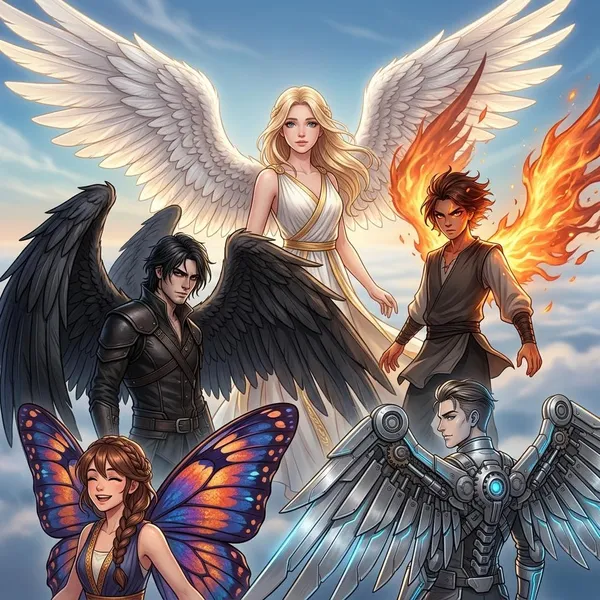 Most iconic anime characters with wings