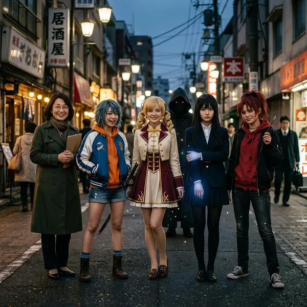 Key supporting Madoka Magica characters