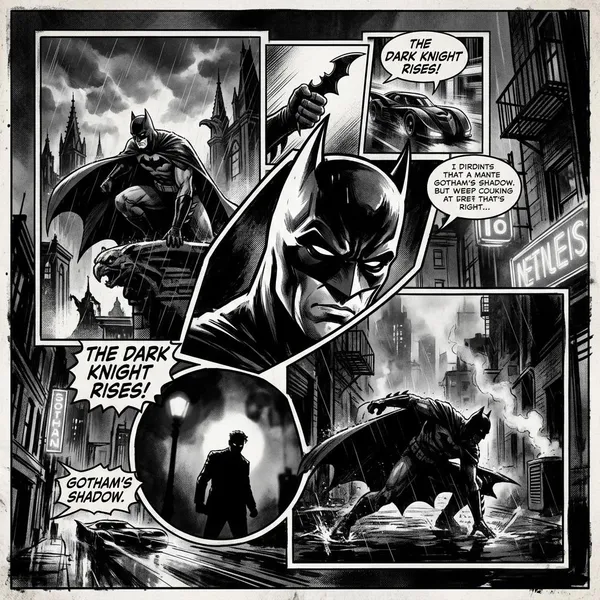 batman black and white motion comics