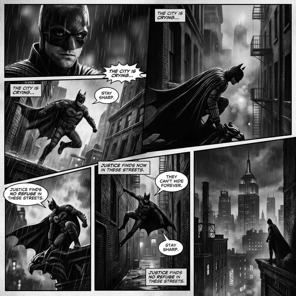 How are the motion comics structured?