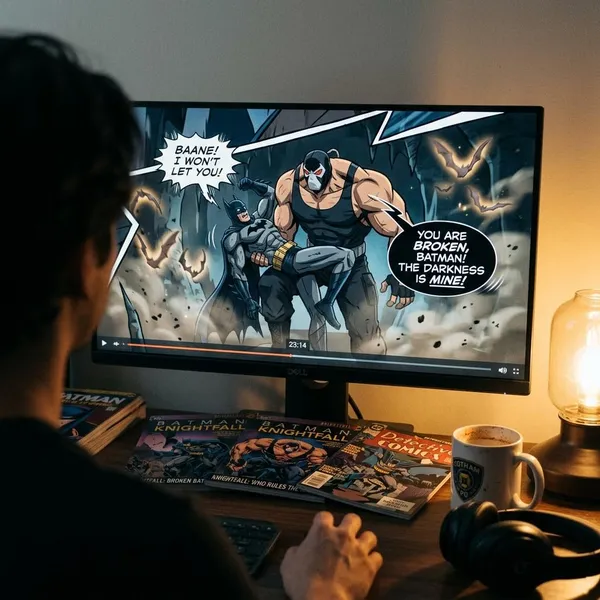 batman knightfall motion comic