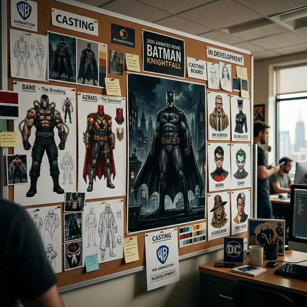 Who is in the 2026 Knightfall adaptation?