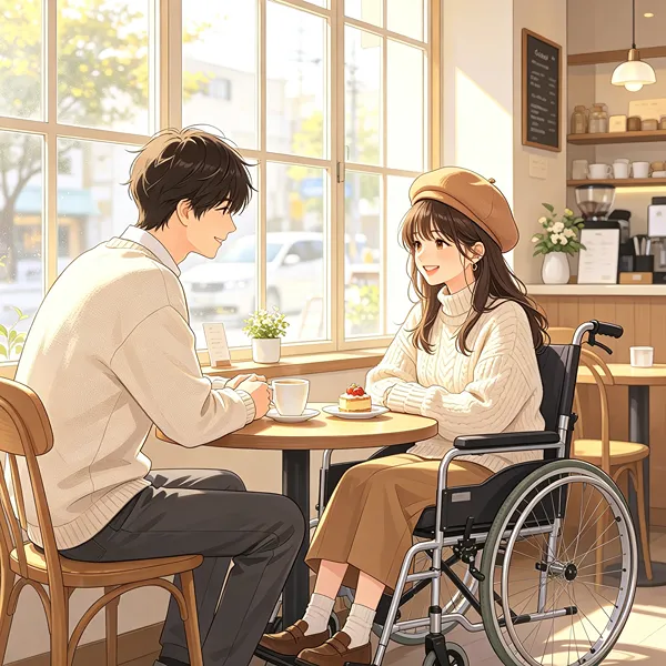 a manhwa about dating a disabled girl